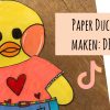 paper duck tiktok maken,paper duck tekenen,paper duck tekenen,paper duck tiktok trend,paper duck knuffel,papieren eend maken